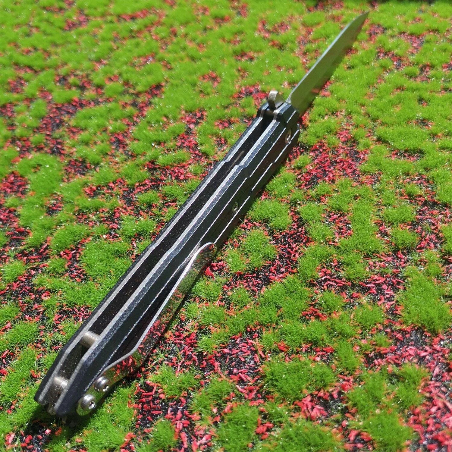 High Hardness Folding Multi-functional Stainless Steel Outdoor Survival Knife