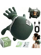 Advanced 4D Shiatsu Neck and Shoulder Massager with Heat & Finger Massage - Wireless, Deep Tissue, Simulated Human Hand Design