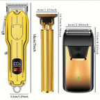 3 in1/1pc Professional Hair Clipper Kit Electric Shaver for Barber Men's Hair Trimmer Electric Shaver Hair Cutting Machine