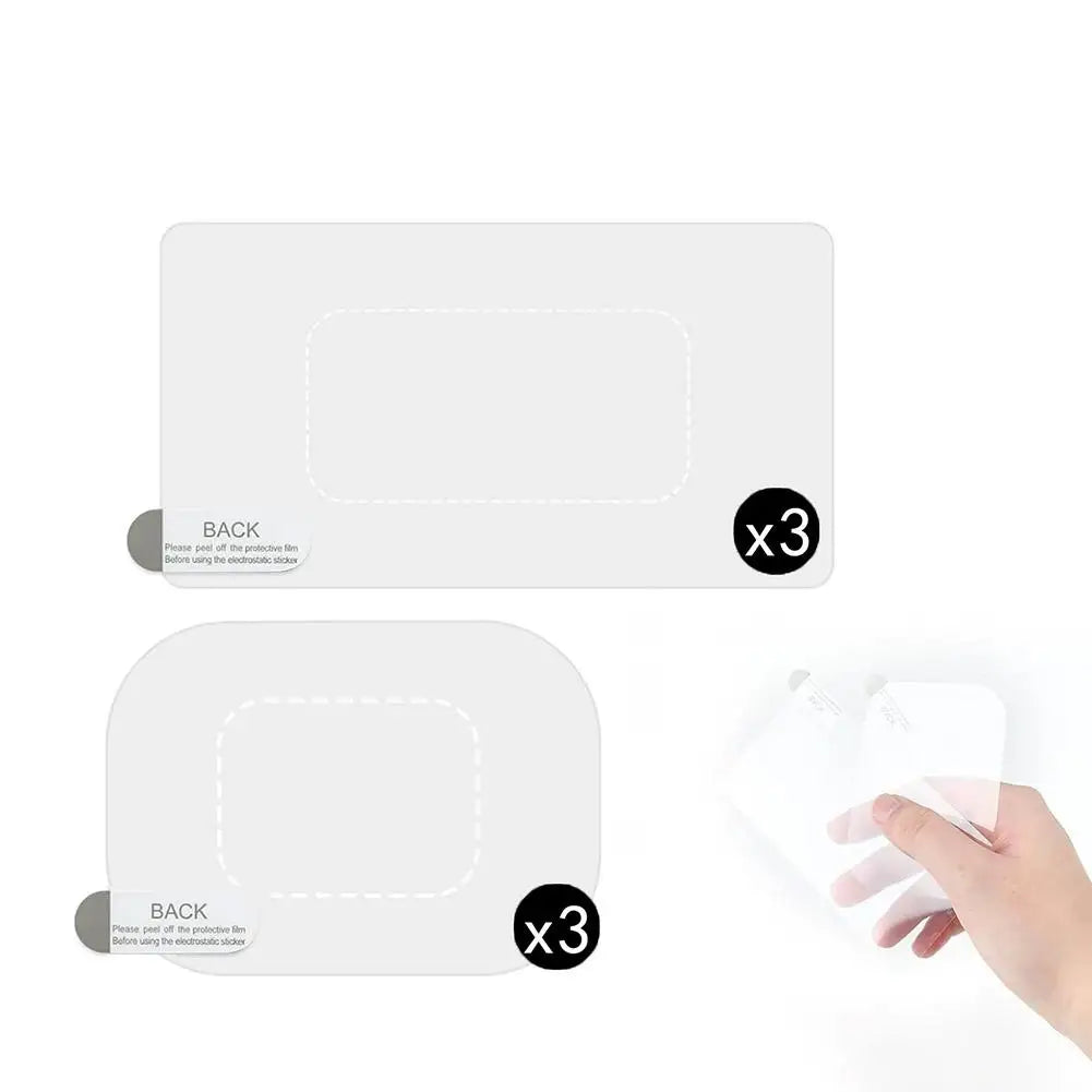 Car Electrostatic Sticker Auto Transparent Seamless Windshield Double-sided Stickers Dashcam Stability Transparent Antifall