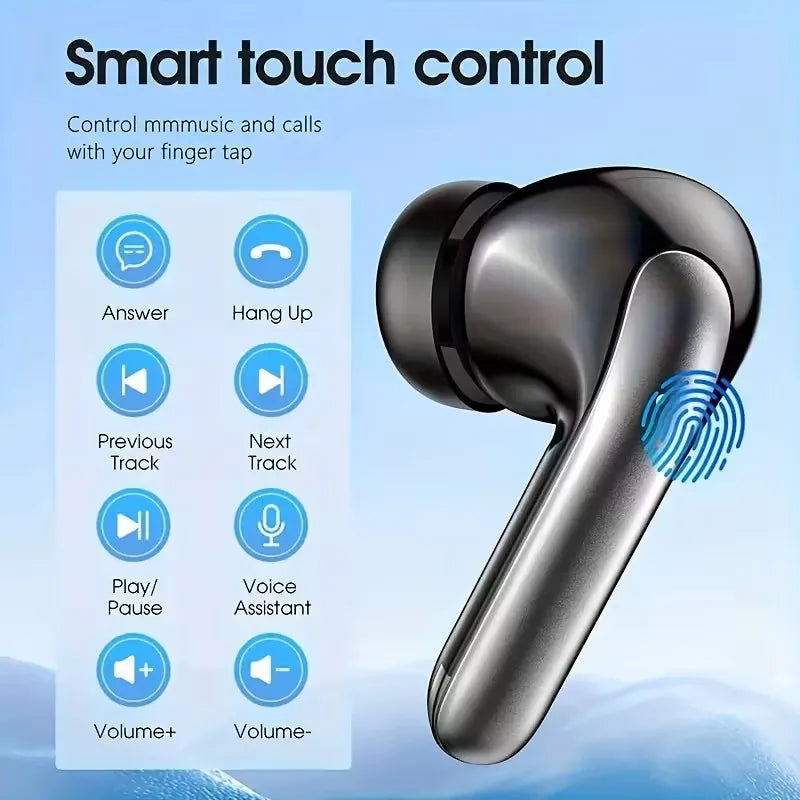 K05 Series TWS Wireless Earbuds 5.3 Bluetooth Headphones Long Playtime Noise Cancelling Voice Call for Gaming Business & Sports