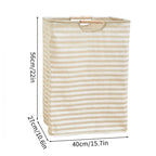 Waterproof Laundry Basket Cotton Linen Dirty Clothes Baskets Laundry Organizer Foldable Sundries Storage Bag Foldabling Hamper