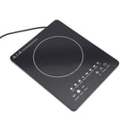 110V 750W Electric Induction Cooktop 8 Power Levels Touch Control Burner 180min Timer Portable Stove for Home RV