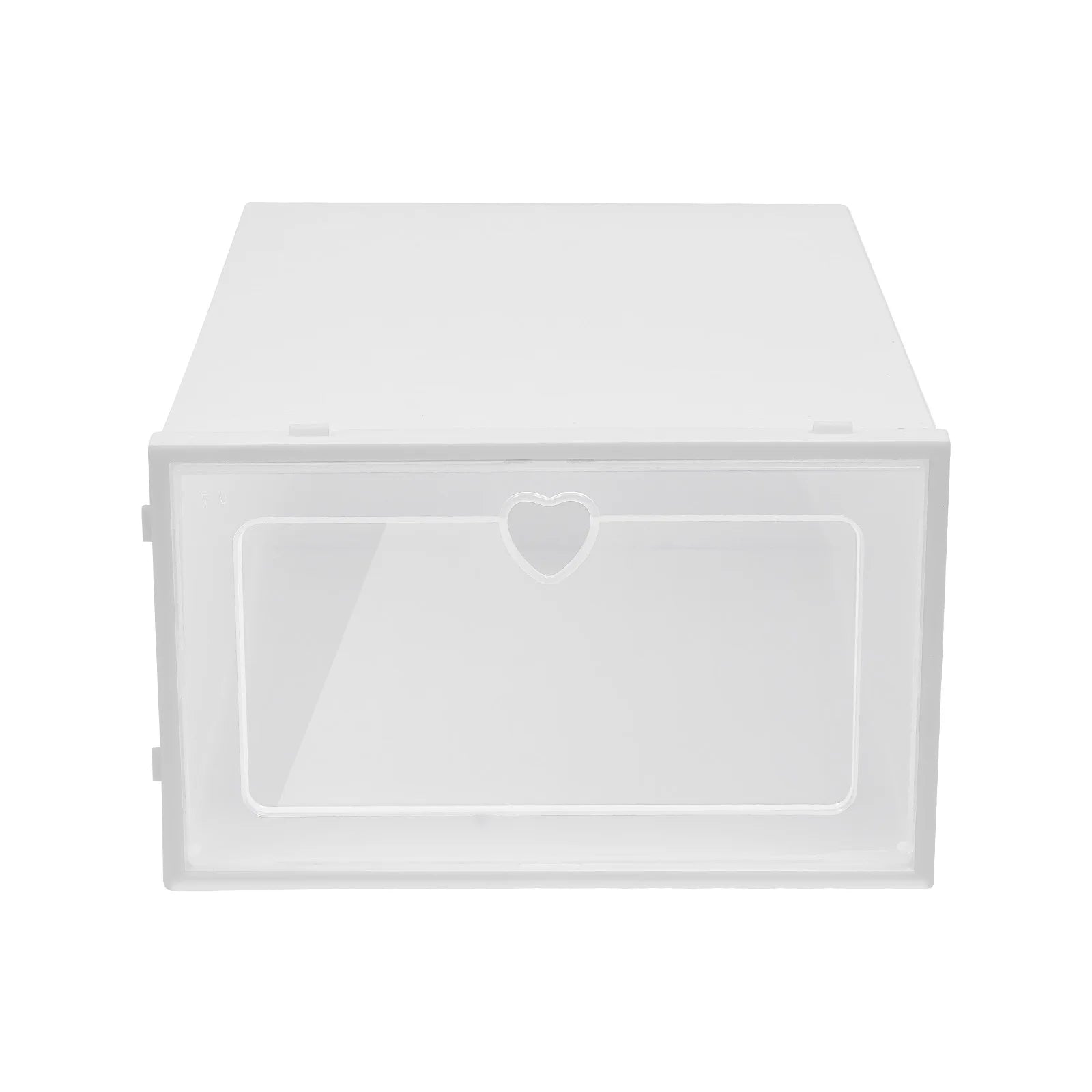 20Pcs Foldable Flip Shoe Storage Boxes Clear Plastic Shoes Case Shoe Organizer Dustproof, 33*23*14cm