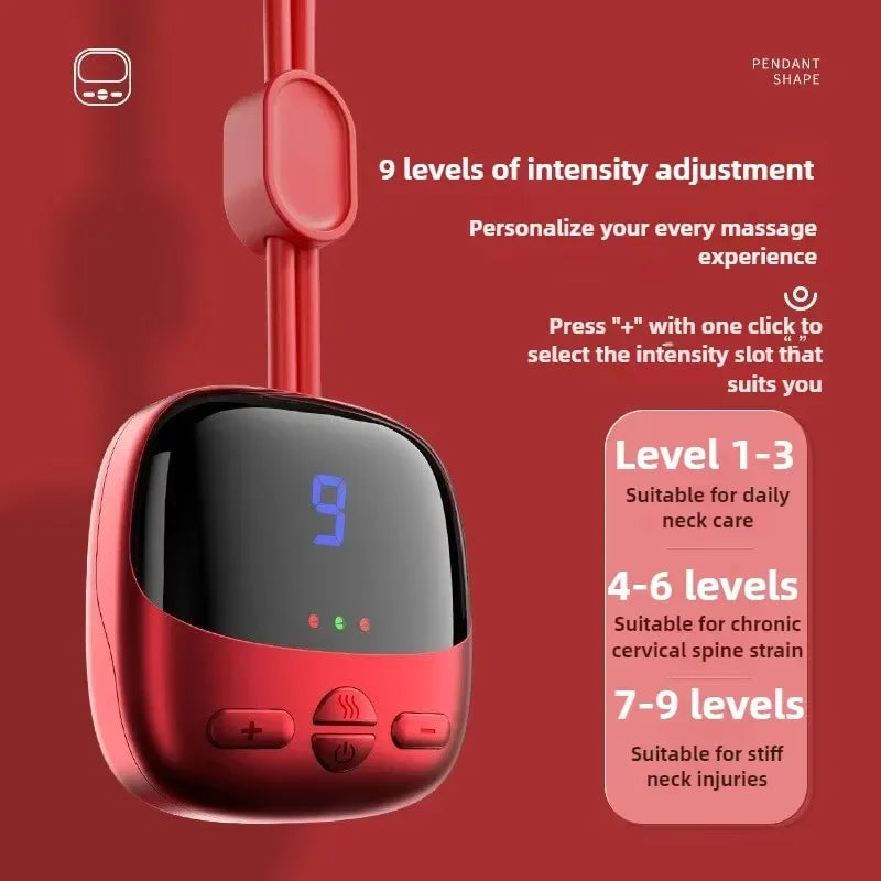 Smart Hanging Neck Shoulder Cervical Spine Massager Hot Compress Neck Artifact Dredging Spine Neck Protector