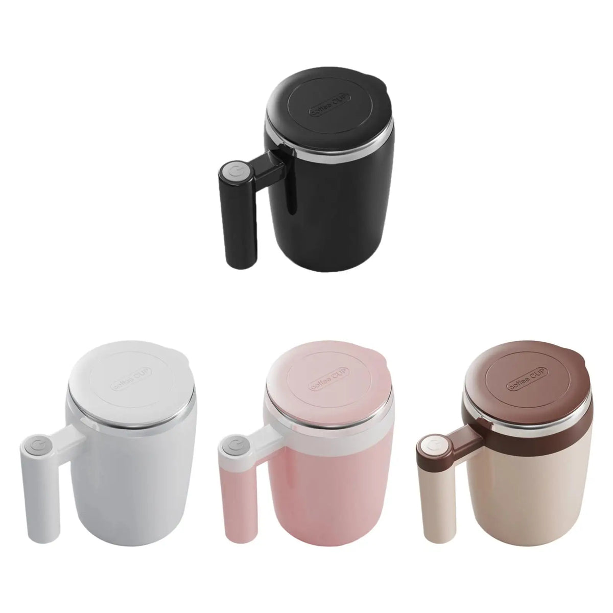 Auto Stirring Coffee Mug with Lid 400ml Birthday Gift Electric Mixing Cup for Tea Milk Hot Chocolate Coffee Women and Men