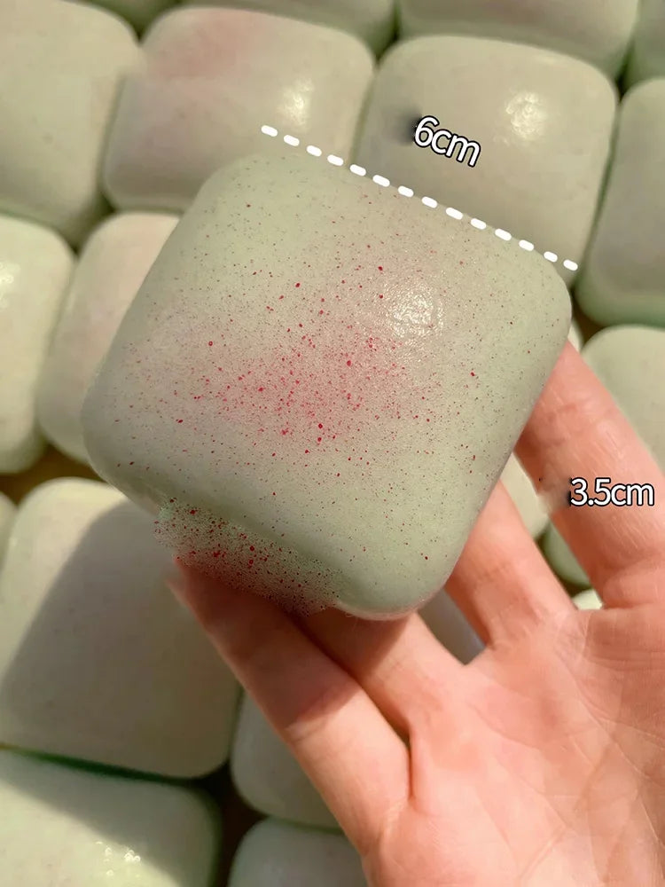 1J-Squishy Simulated Square Bread Squeeze Toy Slow Rising Small Toast Stress Relief Sensory Fidget Toys For Anxiety Adhd Adults