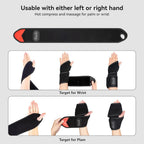 1/2PCS Electric Heating Massage Hand Massager Wrist Vibration Massage Pad Carpal Tunnel Relief Tendonitis Wrist Knee Support Pad