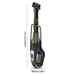120W Portable Car Vacuum Cleaner USB Charging Handheld Cordless Vacuum Cleaner Powerful Suction for Auto/Home/Office/Pet Hair
