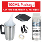 Car Headlight Restoration Kit Car Accessories Headlight Repair Polish Kit Headlamp Anti-Scratch Detailing Cleaning Maintenance