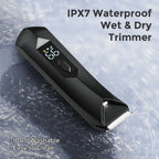 SEJOY Body Pubic Hair Trimmer for Men With Standing Recharge Dock,Balls Women Lady Shaver Hair Removal Bikini Trimmer