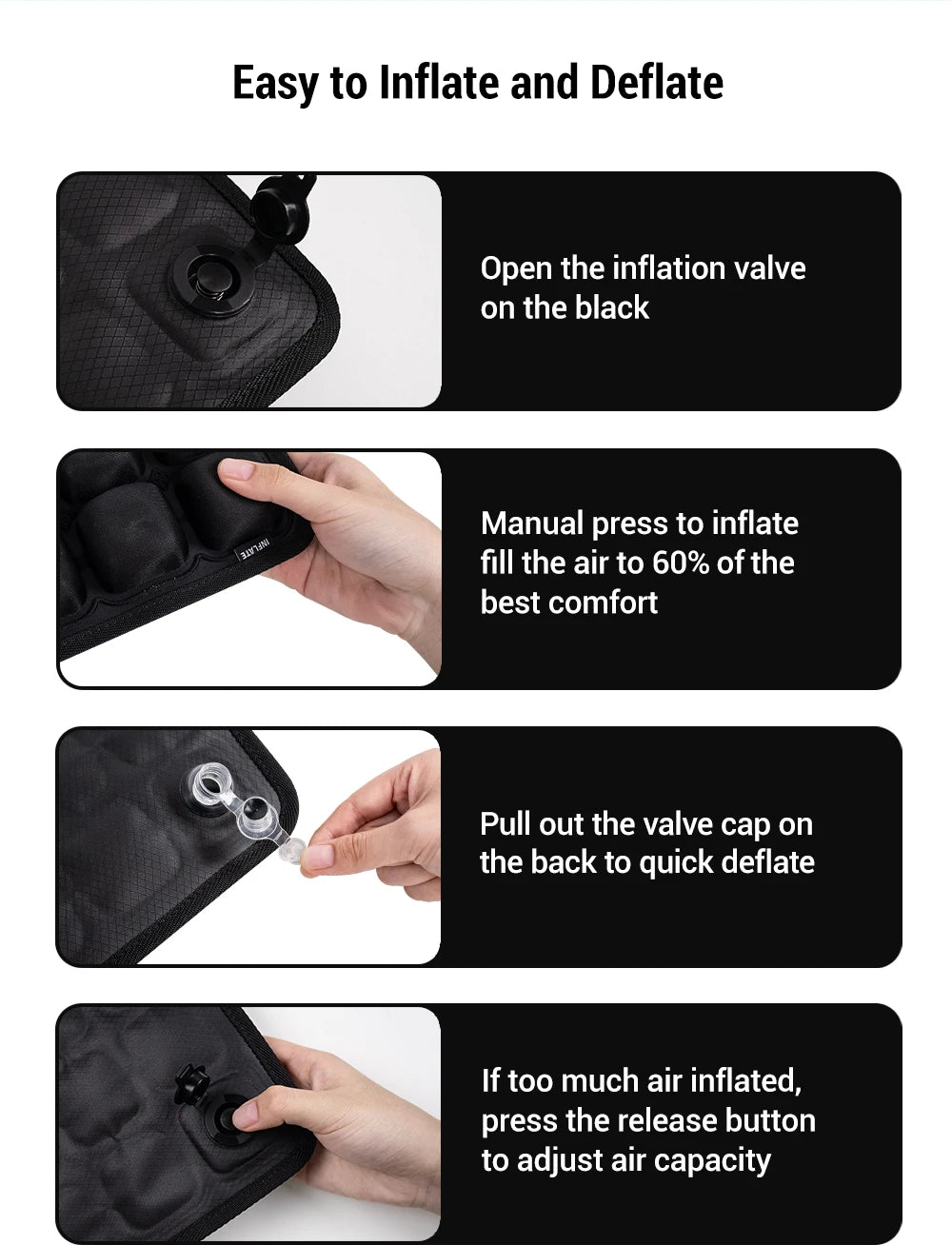 49 Cell Air Seat Cushion for Office & Home & Outside Etc / The Product Comes with a Transparent, Matte-Finish Bag.