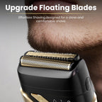 Ufree Electric Razor for Men, Foil Shaver with 2 Foil Heads,  Home appliance Electric Shaver, Wet Dry Cordless Razor, Chargeable