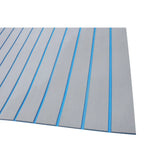 240*60cm/240*90cm EVA Foam Non-Slip Boat Deck Mat 6mm Thick Waterproof Marine Yacht Faux Teak Decking Sheet Flooring Carpet Pad