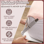 Bed Sheet Clips Adjustable Bed Sheet Holder Straps Set of 4 Elastic Fitted Bedding Clips Fasteners for Home Hotel