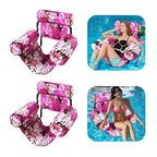 Inflatable Pool Float Floating Lounger Chair Leakproof Pool Lounge Float with Arm & Backrest Water Hammock for Pool Lake Beach