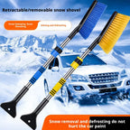 Car Snow Shovel Extendable Ice Scraper Snow Brush Detachable Windshield Snow Remove Broom Winter Auto Cleaner Tool Accessories