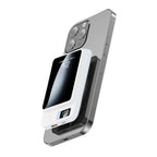 2-in-1 Wireless Magnetic Power Bank Fast Charging Portable PD 22.5W 10000mAh LED Power Display for iPhone 17/16/15/14 Samsung