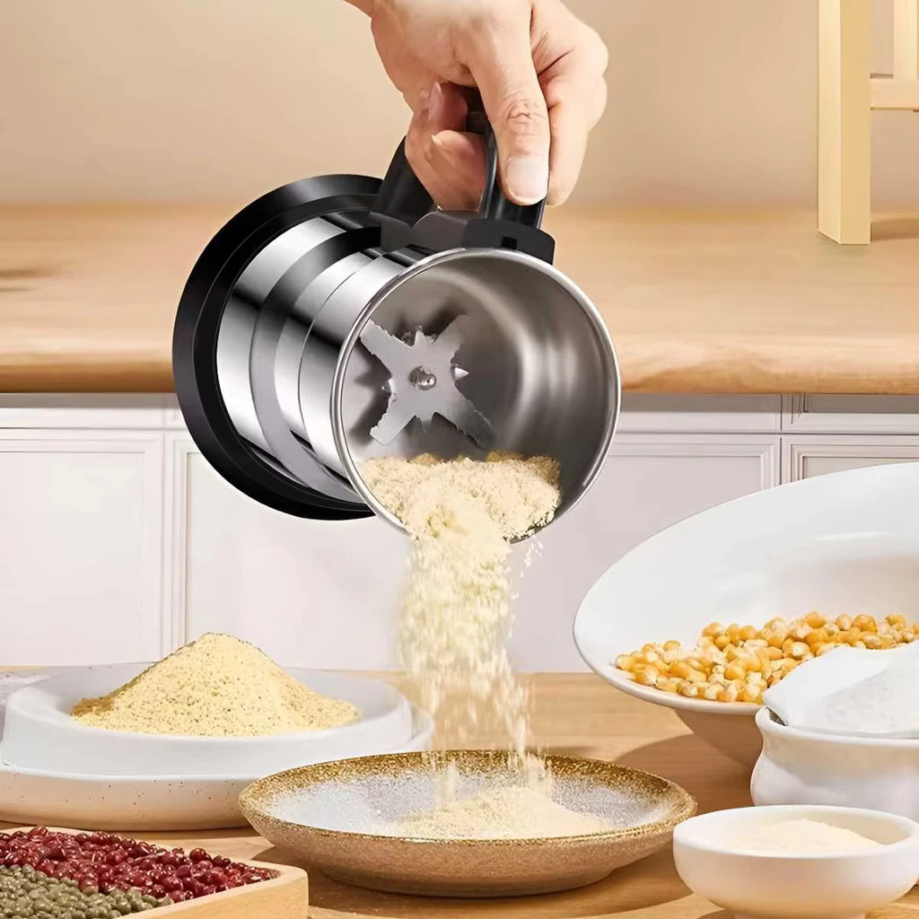 Multipurpose Electric Coffee Bean Grinding Tool Stainless Steel Milling Machine for Seeds Spices Herbs Nuts Coffee Grinder