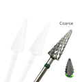 HYTOOS Cone Shape Nail Drill Bit Carbide Milling Cutter For Manicure Rotary Burr Electric Drill Accessories Tool