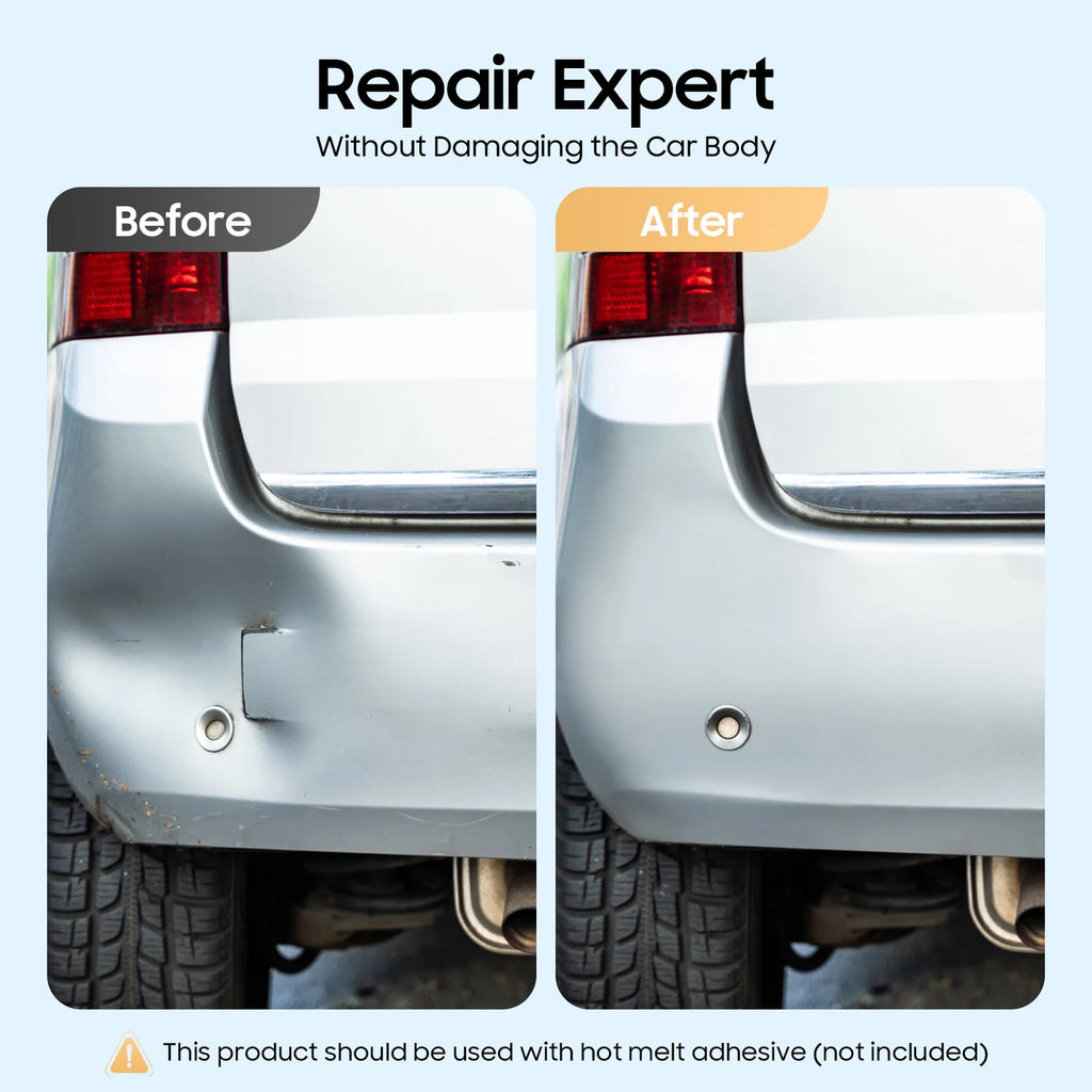 Dent Removal Kit Car Body Repair Tool with Iron Expander & Pulling Plates for Motorcycle Fridge Washing Machine DIY Home Fix