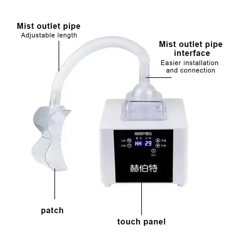 Cold Hot Nano Mist Eye Atomizer Portable Eye SPA Steamer Relieve Eye Fatigue Dry Eyes Dark Circles Moisturizing Eye Care Device