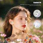 【pro】】ANC noise cancelling Bluetooth earphones, wireless earphones with transparent mode, sweat proof, perfect for work, travel