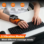 Electric Heating Hand Wrist Massager Wireless Thermal Wrist Brace Protector 3 Hot Compress 3 Vibration Wristband Muscle Relax