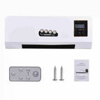 NEW Heater with Fan Heater Fan 2 in 1 Heating Nature Wind Timing Digital Display Wall Mounted Space Heater for Home  Dormitory