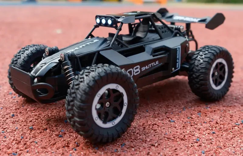 1:16 Scale Remote Control Monster Truck High Speeds 20KMH Off-Road RC Car with LED Lights for Adults Kids Durable Gift Ready for