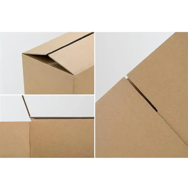100 Pack 8x6x4 inches Small Shipping Boxes Brown Corrugated Cardboard Boxes for Packing, Mailing, Moving, Business