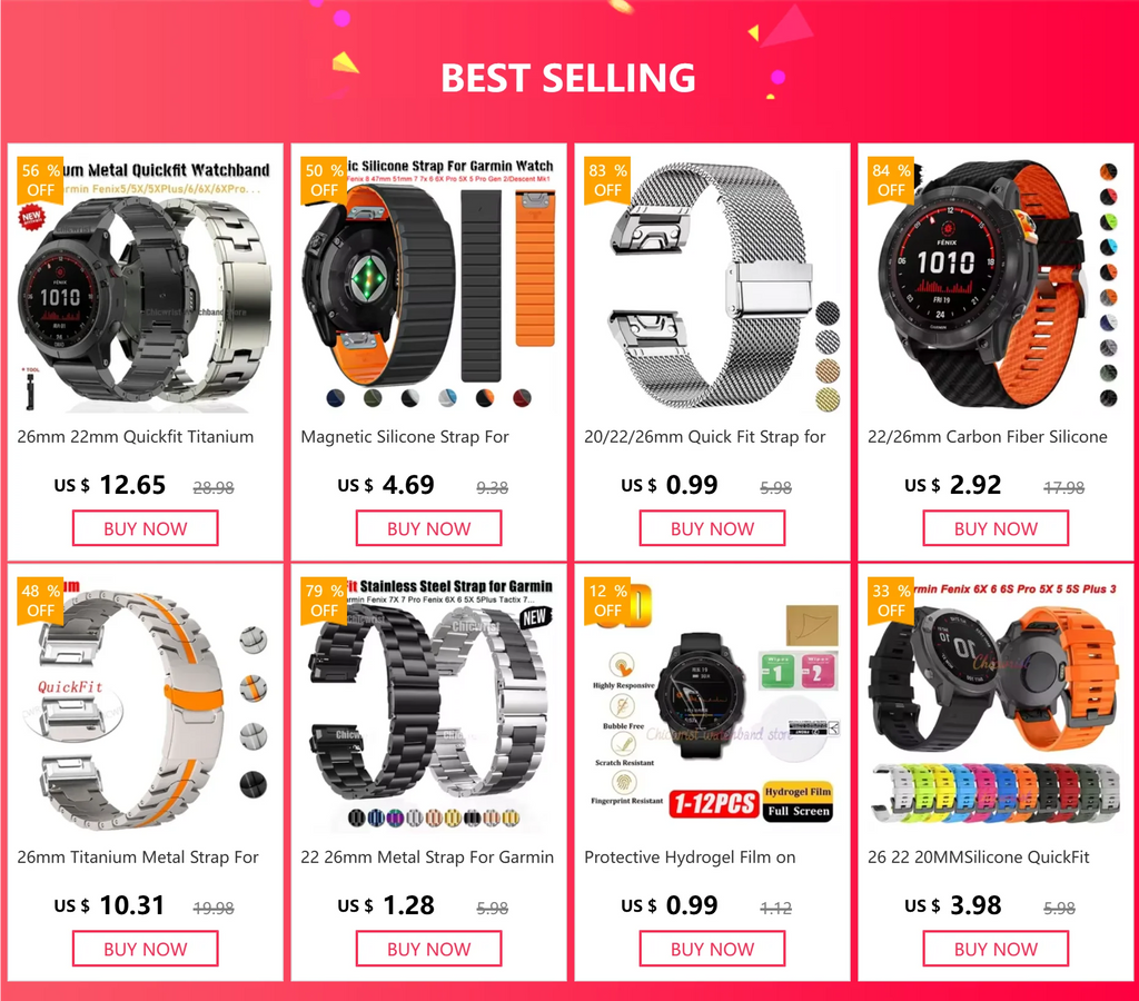 Magnetic Silicone Strap For Garmin Fenix 8 47mm 51mm 7 7x 6 6X Pro 5X 5Plus 22/26mm QuickFit Bracelet For Gen 2/Descent Mk1 Band