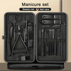8/12/15/20/24 pcs Manicure Cutters Nail Clipper Set Household Stainless Steel Ear Spoon Pedicure Scissors Tool For Beauty