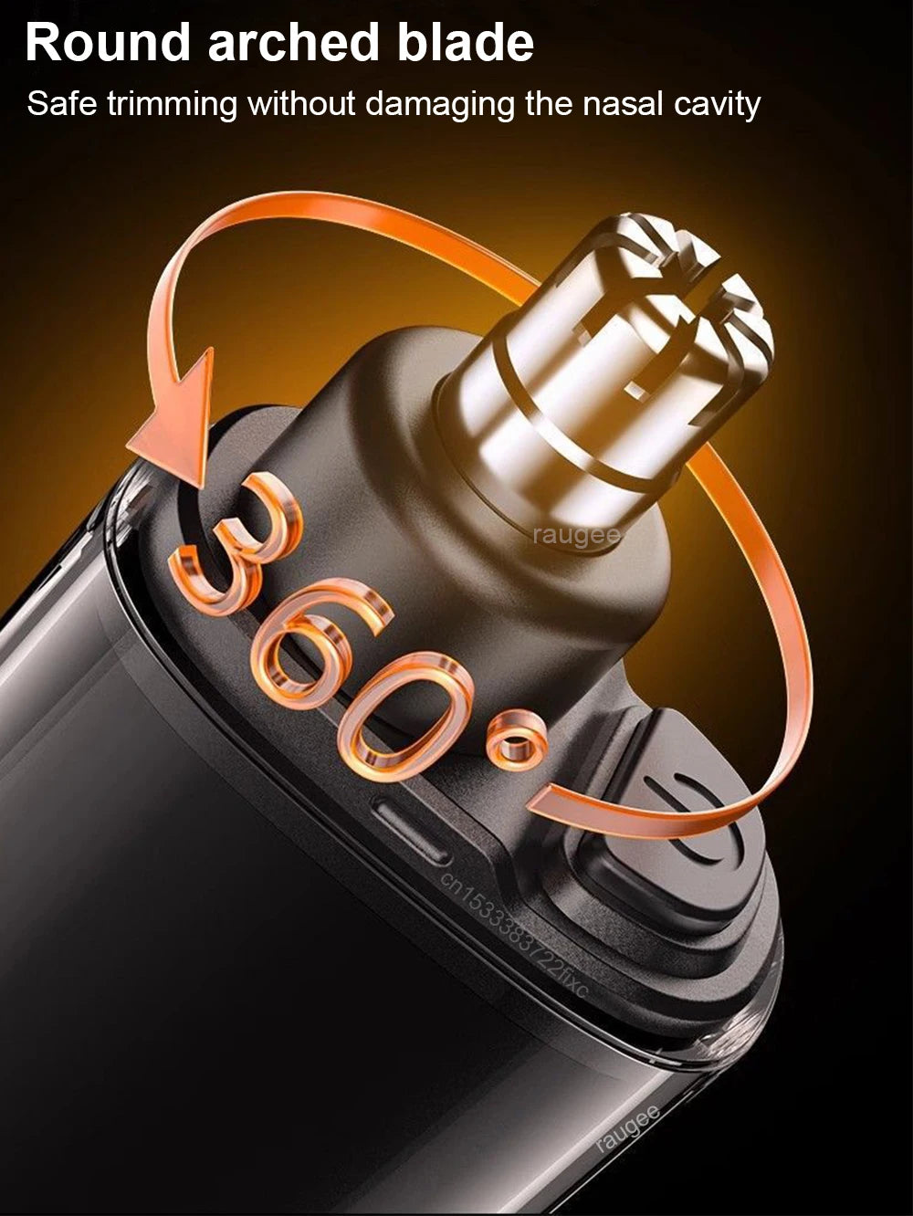 Nose Hair Trimmer Rechargeable Electric Nose Hair Remover Men Eyebrow Hair Shaving Razor Mini Pocket Portable Nose Hair Clipper