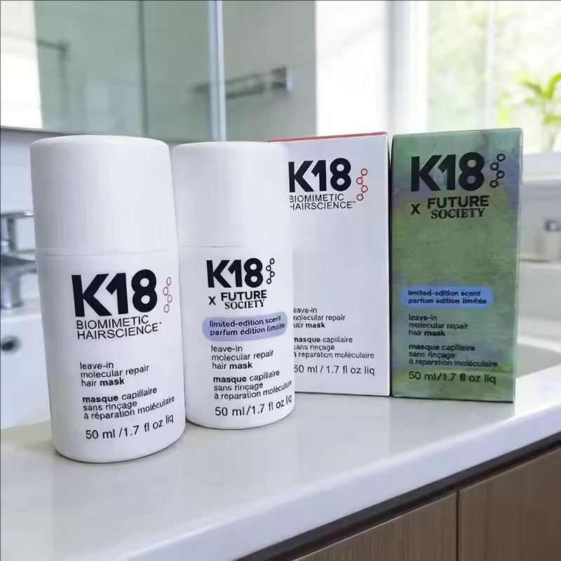 NEW 50ml K18 Leave-In Molecular Repair Hair Mask Deep Conditioning Keratin Treatment Soften Hair Smoothing Hair Care Hair Mask