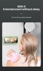 Fixed Universal Waterproof and Anti-fog Mobile Phone Case for Bathroom Shower Phone Holder Waterproof Can Touched Shower Phone