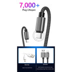 Flash sale USB A to Type C Charging Cable Nylon Data Cable Fast Charger For Huawei Samsung Android phone Type C Charging Device 1M 2M 3M
