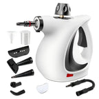 High Temperature Handheld Steam Cleaner 9 Piece Set, 350ML Portable Steamer For Kitchen Bathroom Car Tile And Grout Cleaning