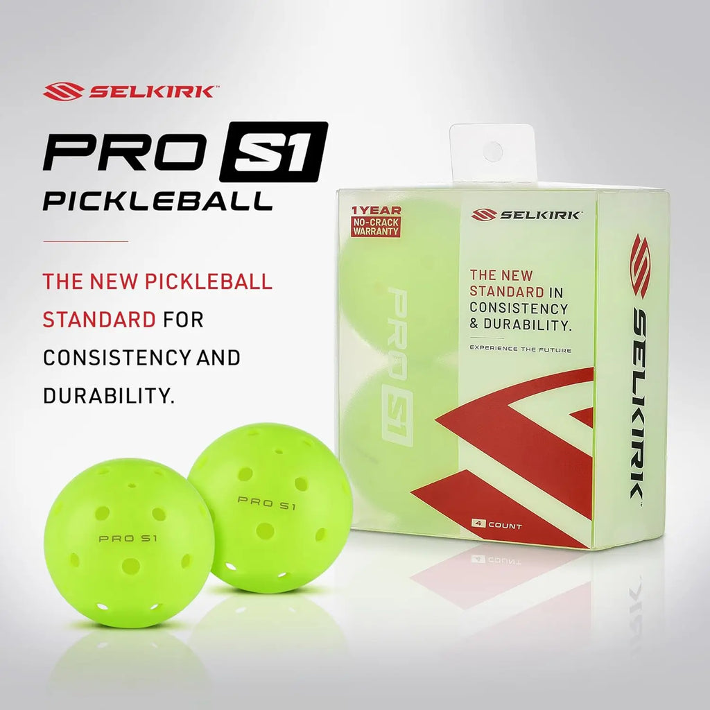 38 Hole Outdoor Pickleball Balls with Crack-Resistant Design and Advanced Aerodynamics for Tournament Play