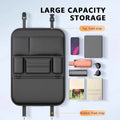 HOMEFISH 6-Pocket Car Seat Back Storage Bag Wear-Resistant Car Backseat Organizer Tissue/Cup Holder Waterproof Anti-Kick Pad