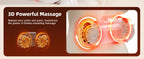 Leercon Neck Massager with Heat, 3D Kneading Massage Pillow for Neck and Back, Shoulder, for Stress Relax at Woman Man Home Office