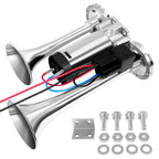 600DB Horn 12V Super Loud Car Electric Horn Dual Trumpets Air Horn Speaker For Car SUV Vehicle Boat Train Motorcycle RV Truck