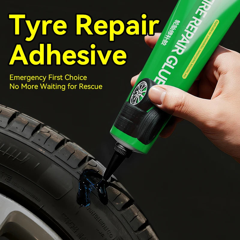 Tire Repair Glue Waterproof & High Temperature Resistant Black Sealing Waterproof And High-Temperature Resistant Repair Adhesive