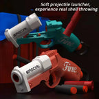 Mini S686 Rifle Shell Ejection Toy Gun Soft Bullet Manually Loaded Outdoor Sports CS Shooting Game Weapon for Children Boys Gift