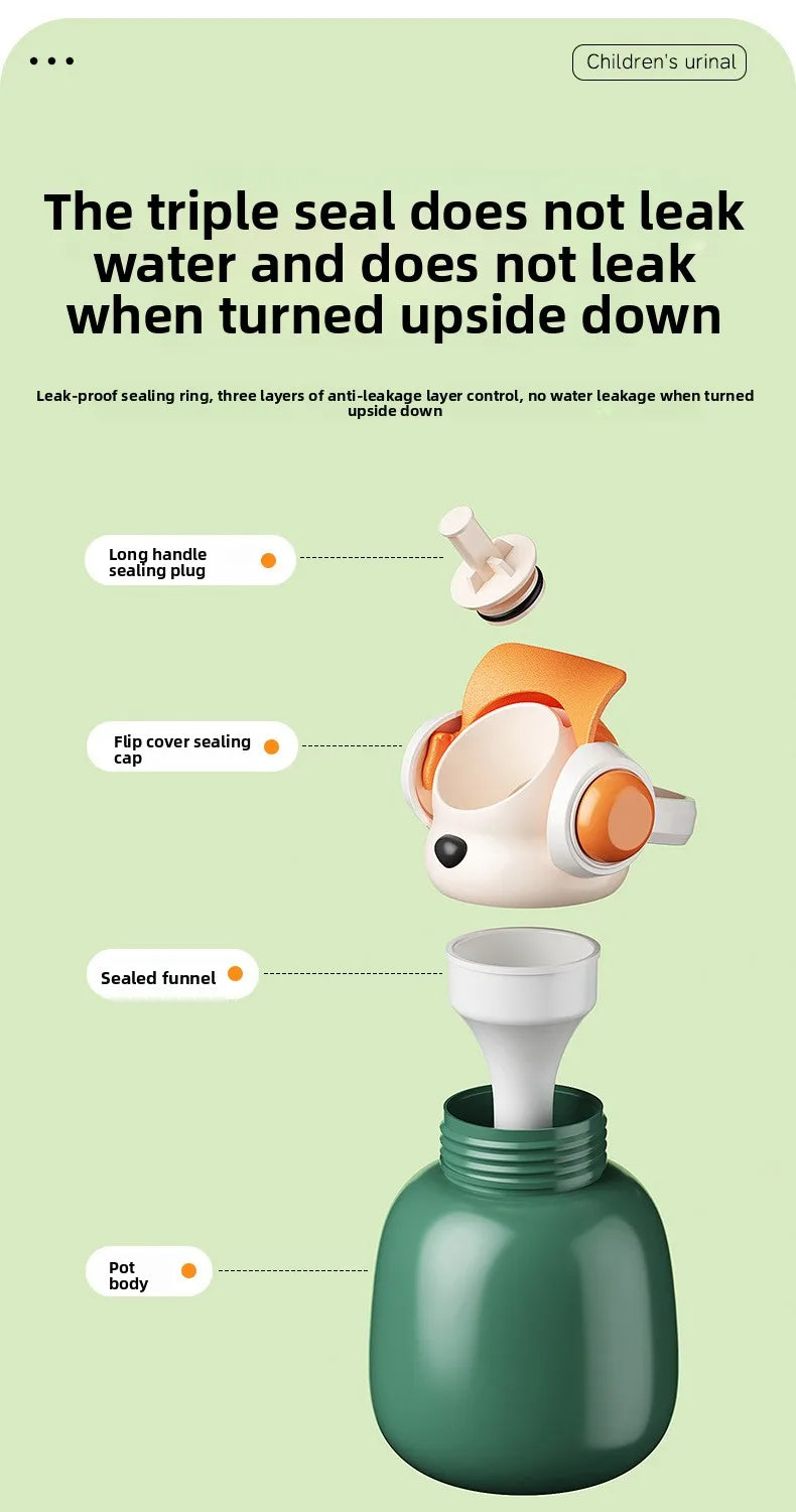 Portable Baby Hygiene Toilet Urinal Boys Leak-proof Outdoor Car Travel Anti-leakage Potty Kids Convenient Toilet Potty
