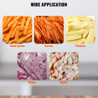 SucceBuy Commercial Vegetable Fruit Heavy Duty Professional Food Dicer Kattex French Fry Cutter Onion Slicer Stainless Steel