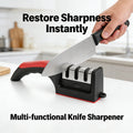 Sharp in 8 Seconds Knife Sharpener Non-Slip Handle Multifunctional Tool for Kitchen Home