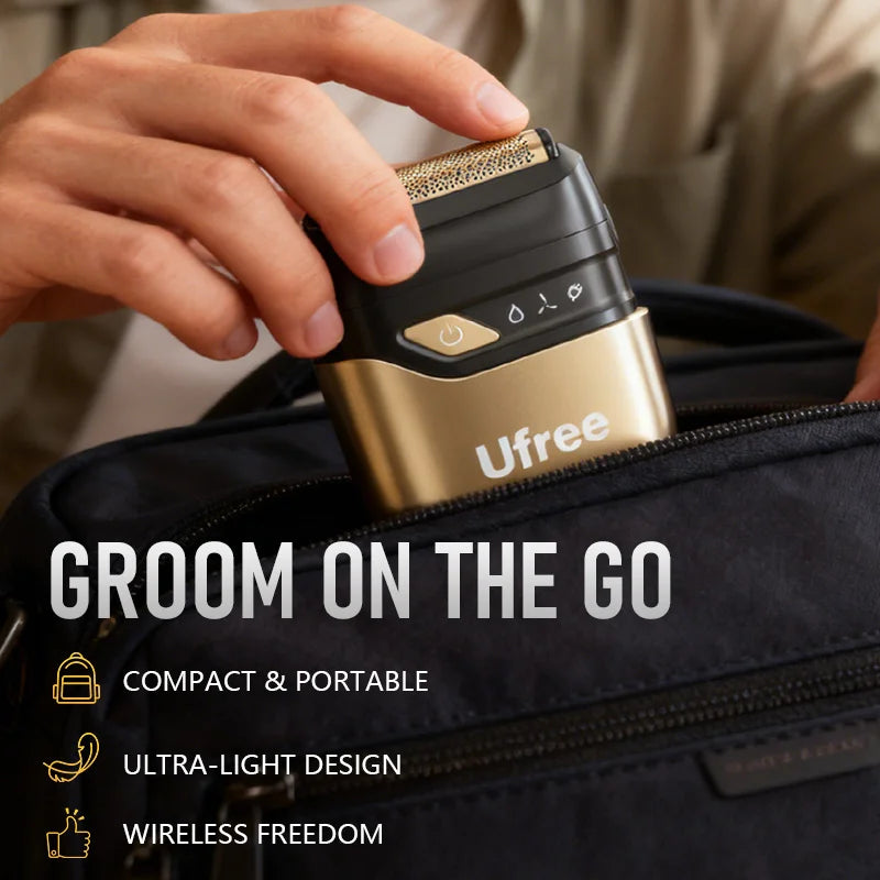Ufree Electric Razor for Men, Foil Shaver with 2 Foil Heads,  Home appliance Electric Shaver, Wet Dry Cordless Razor, Chargeable
