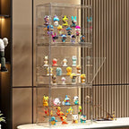 1pc Three Layer Acrylic Display Rack, Blind Box Storage Box,Llarge Capacity Dustproof,For POP MART,Doll,Handmade,Anime,Car Model