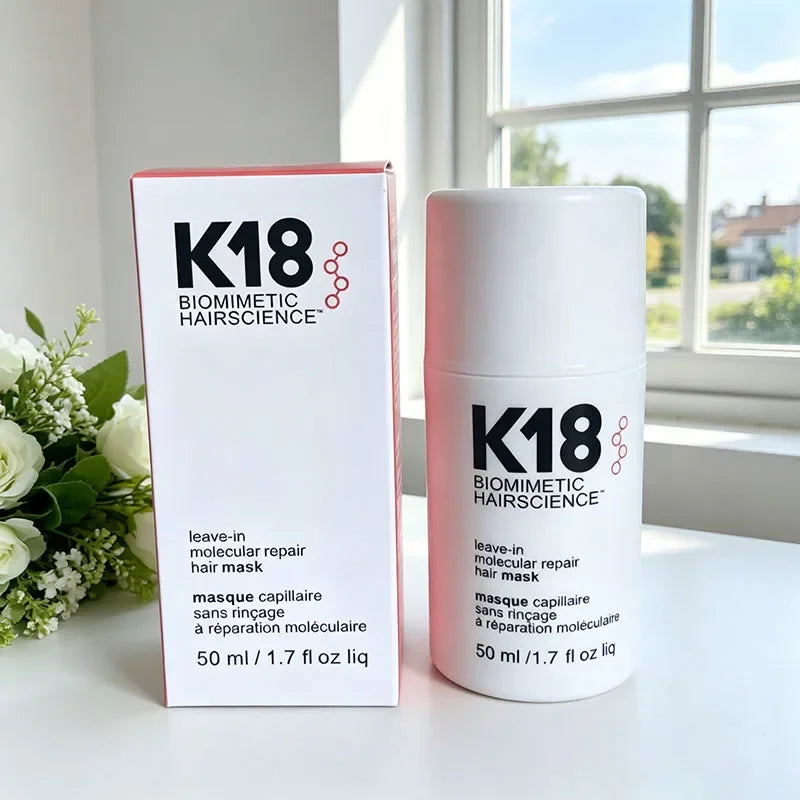 NEW 50ml K18 Leave-In Molecular Repair Hair Mask Deep Conditioning Keratin Treatment Soften Hair Smoothing Hair Care Hair Mask